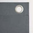 thumbnail image 2 of Mainstays Grommet Top Blackout Curtain Panel, 1 Panel, Gray, 40" W x 95" L, 2 of 7