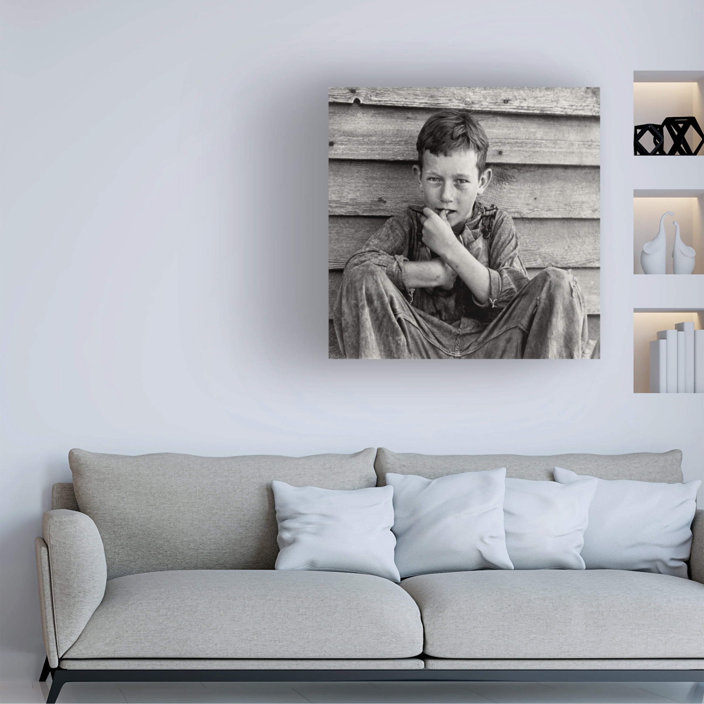 Print Collection 'Floyd Burroughs Jr By Walker Evans' Canvas Art
