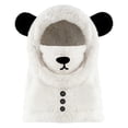 thumbnail image 6 of Bobifish Boys Winter Hat Warm Panda Ear Hooded Hat With Face Scarf Cold Weather Fluffy Windproof Hat, 6 of 9