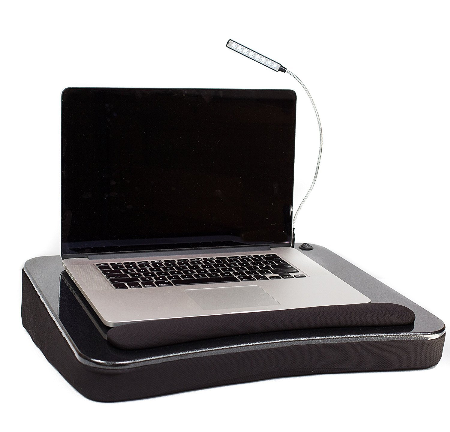 Sofia + Sam Lap Desk with USB Light and Tablet Slot - Black - image 2 of 7