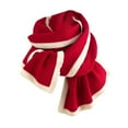 thumbnail image 5 of Milageto Women Men Scarf Neck Scarf Thick Gift 69 inch Costume Accessories Shawl Wrap Red, 5 of 8