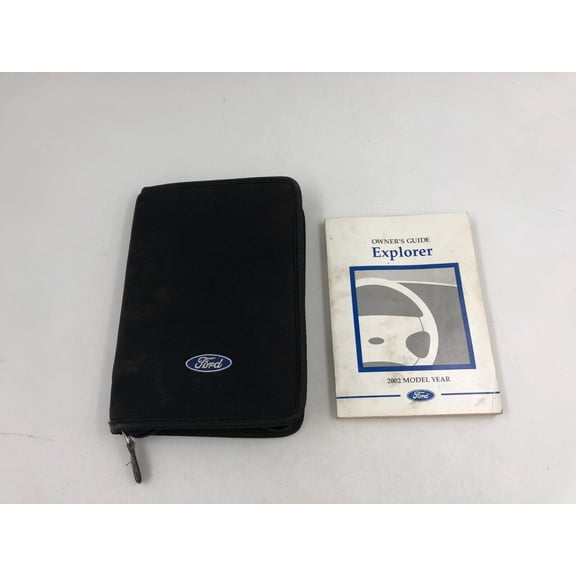 2002 Ford Explorer Owners Manual Handbook Set with Case OEM A03B31048