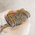 thumbnail image 4 of Bolso Hombro para El Noche Diamantes Imitación Mujeres Con Correa Ajustable La Cadena Embrague Fiesta Bodas, 4 of 9