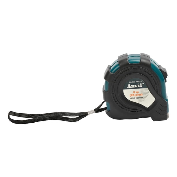 Cinta Métrica Anvil Acero Y Plástico 8 M