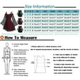thumbnail image 6 of YDDIAN Women Lace Goth Dress Plus Size Gothic Bandage Dress Flare Sleeve Spaghetti Strap Witch Vantage Goth Dresses Wine XXL, 6 of 6