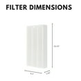 thumbnail image 2 of True HEPA Filter Replacement for Honeywell Air Purifier Models HPA300, HPA100 and HPA200 Compared With R Filter Part HRF-R2 - 8 Packs, 2 of 7