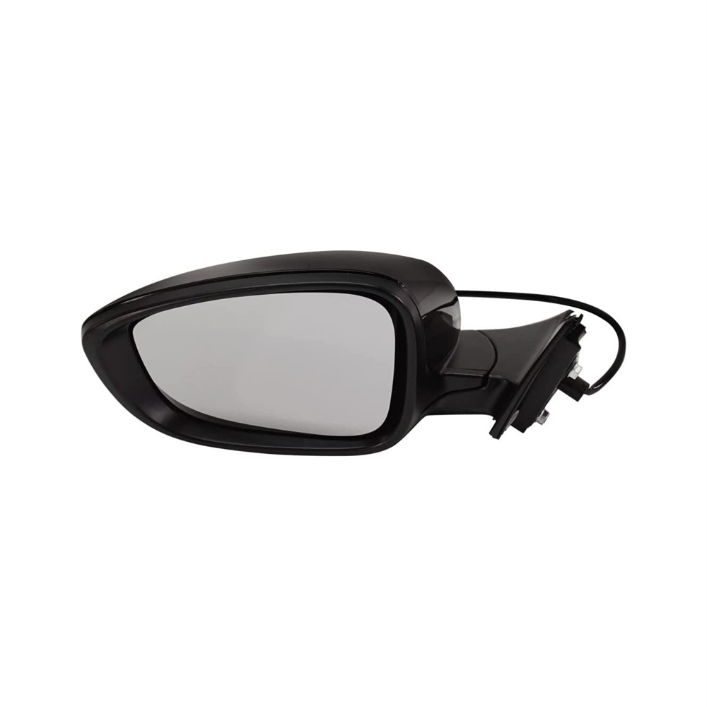Glossy Black Manual Side Mirrors W/ LED Signal For Honda Civic Coupe 01-05 – M-3 Style, Smoke Lens, Switchback LED, Bolt-On