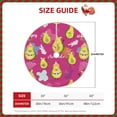 thumbnail image 4 of Bingfone Christmas Tree Skirt Mat Christmas Decoration Interior -Pink Green Avocado, 4 of 8