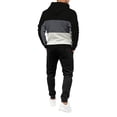 thumbnail image 3 of Track Suits Mens 2 Piece Set Workout Color Block Hoodies Pullover and Jogger Sweatpants Fall Winter Sweatsuits for Men, 3 of 4