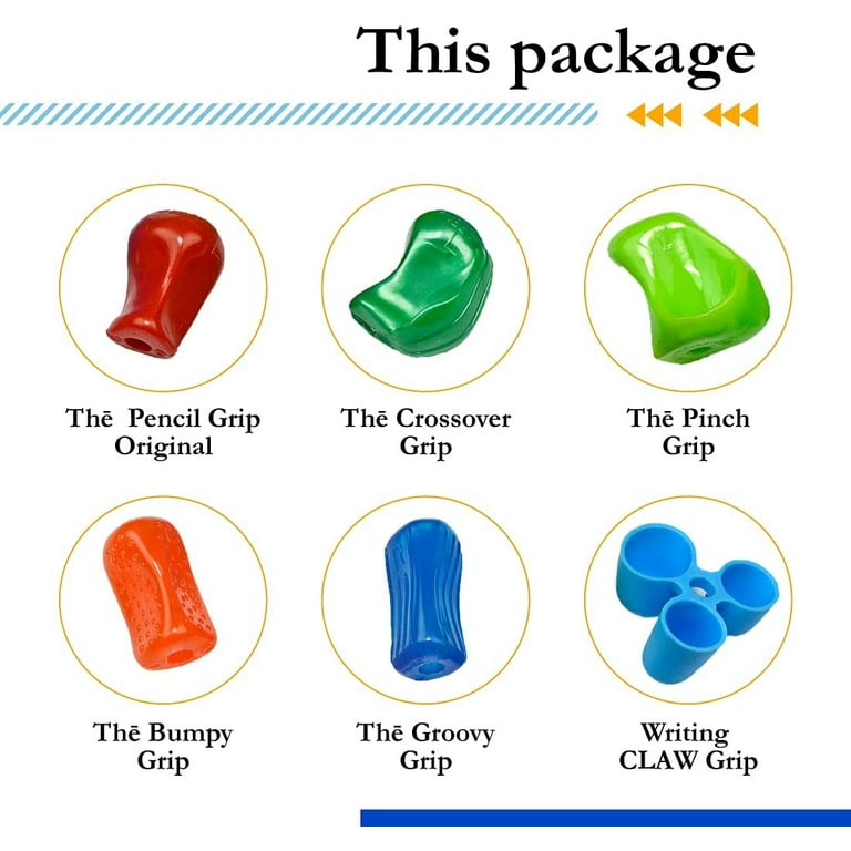 The Pencil Grip Premium Pencil Grips Assortment Pack, Universal