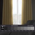 thumbnail image 2 of Martinique Yellow Printed Cotton Hotel Blackout Curtain (1 Panel), Martinique Yellow, 50W X 84L, 2 of 11