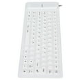 thumbnail image 3 of Silicone Keyboard Lightweight Portable Silent Comfortable USB Wired for PC, Waterproof and Dustproof, 3 of 7