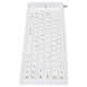 thumbnail image 2 of Teclado de silicona Bling Bling USB color blanco, 2 of 12
