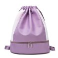 thumbnail image 1 of Hukapapa Bolsa de Fitness Bolsa de natación con separación húmeda y Seca, Mochila Impermeable para Almacenamiento en la Playa, Equipo Deportivo, Púrpura, 1 of 6