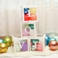 thumbnail image 4 of 25*25cm White Letter Box， Gift Box， Used to Decorate， Balloon Collection, 4 of 8