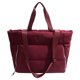 thumbnail image 1 of Bolso Superior Acolchado Casual Mujeres Color Sólido Machacado, 1 of 9