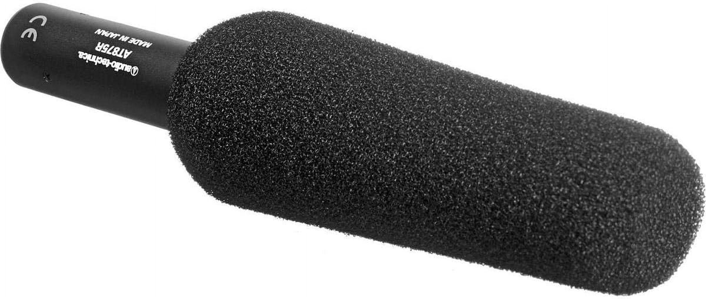 Audio-Technica AT875R Line/Gradient Shotgun Condenser Microphone 9.5 x 5 x 2.75 inches