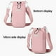 thumbnail image 4 of Bolsa portátil para botellas de agua para mujer, ligera, para viajes al aire libre, bandolera multifuncional para móvil, 4 of 5