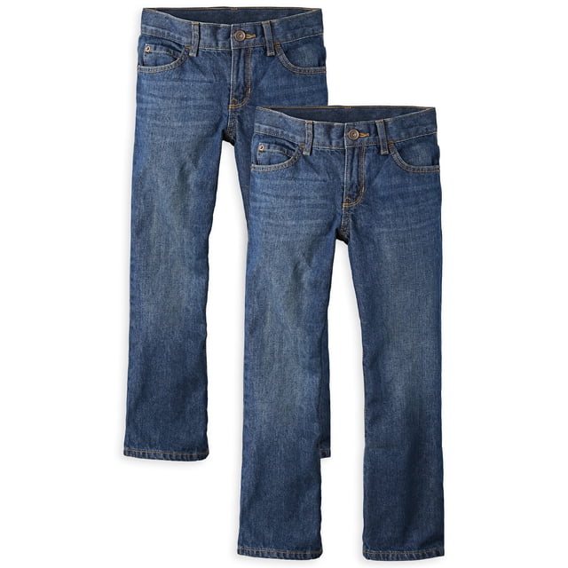 Jeans The Children's Place Bootcut Dark Jupiter para niños, paquete de 2