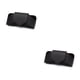 thumbnail image 4 of Sidaley Coche Sunshadow Gafas Clip Cuero Auto Gafas de sol Anteojos Estuche Vehículo Interior Tarjeta Eyeweare Soporte de montaje Negro Negro 2piezas, 4 of 6