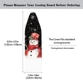 thumbnail image 6 of HELLHERO Snowman Ironing Board Covers Iron Cover Protector Easy Adjustment and Installation One-Piece Cover Laundry Room Non Fading Cloth Cover 15 x 54 inch, 6 of 6