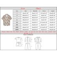 thumbnail image 5 of Camisas Hawaianas Para Hombre Camisa de manga corta con solapa y hebilla de bolsillo con impresión digital 3D para hombre (Blue, 5XL), 5 of 5