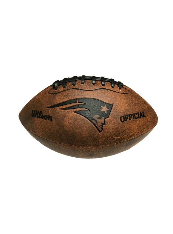 NFL - Wilson 9 Inch Throwback Football - New England Patriots