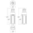 thumbnail image 5 of Satco LED HID Replacement 27/22/18 Wattage & CCT Selectable Mogul Base 100-277V, 5 of 7