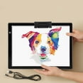 thumbnail image 1 of Copy Board Table, A4 LED Tracing Light Pad 6500k Stepless Dimming Scratch  USB Power  For 2D Animation For Calligraphy, 1 of 8