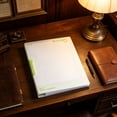 thumbnail image 6 of Yakvarog A4 Rotating Binder Dividers with Tabs, Portable Lightweight 2 Ring Binder 12" x 9",Transparent Waterproof Binders for Home Office Document Organization, 6 of 6