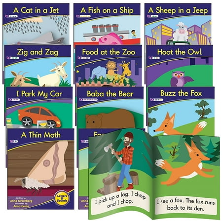 UPC: 0858136006331 | Junior Learning Letters & Sounds Phase 3 Set 1 Fiction Boxed Set Paperback 12-per Set (JRL382)