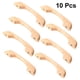 thumbnail image 4 of 10 pomos y tiradores de madera maciza para puertas y cajones de muebles de cocina, con 20 tornillos., 4 of 7