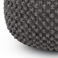 thumbnail image 3 of SIMPLIHOME Renee Round Poufs, 20 inch, Dove Grey, 3 of 5