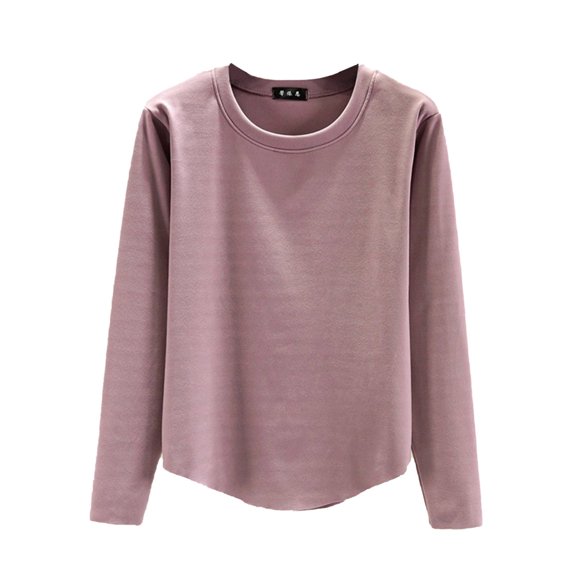 Thermal Tops for Women Long Sleeve Crew Neck Tops Undershirt Fitted Tops Womens Fall Clothes Women Clothing