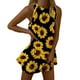 thumbnail image 4 of Vestido de mujer Vestidos de verano para mujer Vestido de camiseta con estampado de playa Sin mangas Vestido de tanque suelto informal Pompotops  ghjkhdj2341, 4 of 6