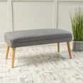 thumbnail image 5 of GDF Studio Decker Fabric Ottoman, Light Grey, 5 of 5