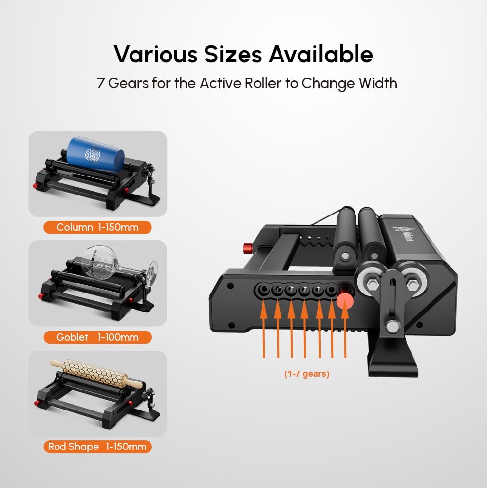 Algo Alpha MK2 All-in-One 22W Engraver, Smart Touch Screen, Air Assist, Honeycomb, Roller, Raisers & Plywood for Engraving Cutting, Machine for DIY and Business