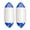 102x38cm, variant on 2 Pack Boat Fenders Inflatable Boat Fenders Bumpers for Docking with 2pcs Nylon Ropes for Yacht Pontoon, Fishing Boats, Sailboats