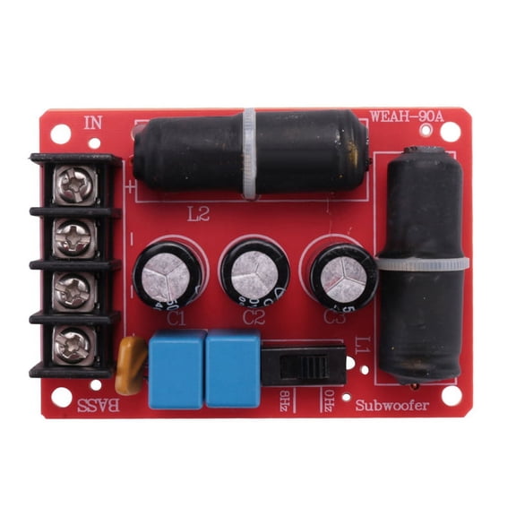 Pure Bass Subwoofer Second-Order Crossover Speaker Frequency Divider DIY Home Theater