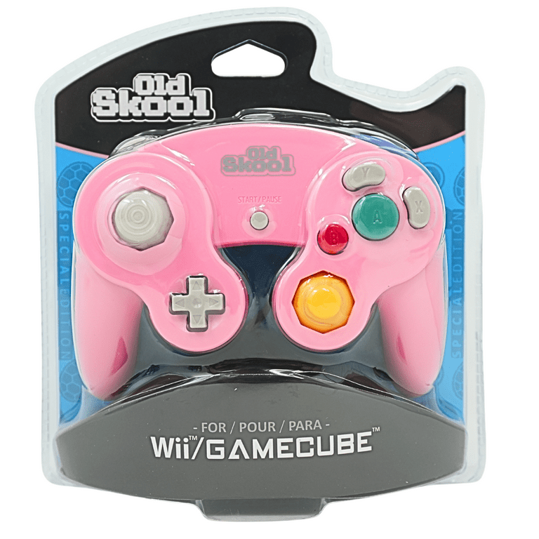 Old Skool GameCube Wii Compatible Controller Pink Special