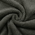 thumbnail image 6 of PiccoCasa Fluffy Fleece Shaggy Blanket Sherpa Throw BlanketSofa Bed Dark Gray King(108"x90"), 6 of 7