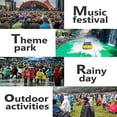 thumbnail image 5 of Thicker Reusable Raincoat Rain Poncho Jacket Slicker for Children Boy Girl Kids 2pcs White*2, 5 of 5