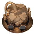 thumbnail image 3 of Steampunk Top Hat Gothic Vintage Head Gear Accesorios de disfraces Sombreros rústicos para cosplay, disfraces, mujeres, hombres, escenario, Yinane Sombrero de copa Steampunk, 3 of 8