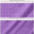 thumbnail image 2 of Soimoi Purple Cotton Voile Fabric Notes Musical Instrument Printed Fabric 1 Yard 42 Inch Wide, 2 of 7