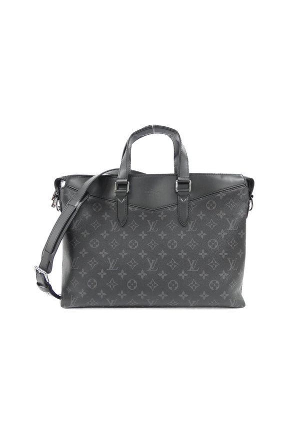 Pre-Owned Louis Vuitton Monogram Eclipse Briefcase Explorer M40566 Handbag