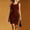 *Wine, variant on ClodeEU Women's Crew Neck Sleeveless Ruched Mini Dress with Fringe Hem, Bodycon Party Dress Army Green,Women's Plus L