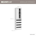 thumbnail image 4 of Closetmaid 10000-04804 Modular Storage 21" Wide Closet System Tower - White, 4 of 6