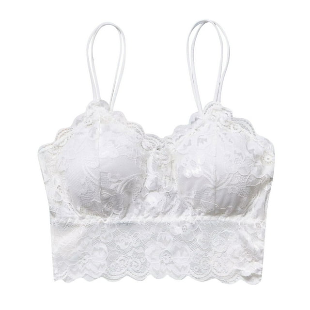 Clearance Sale 2025 Intimates Ladies' Lace Strapless Underwear Strapless Padded Back Large Size