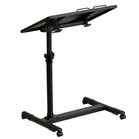 Flash Furniture - Macon Rectangle Contemporary Laminate  Laptop Desk - Black