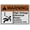 Warning Sign 3, variant on Industrial ANSI Electrical High Voltage Warning Sign - 8"x12" Weatherproof, UV Resistant for Indoor/Outdoor Workplace (High Voltage Electrical Room Qualified personnel only)
